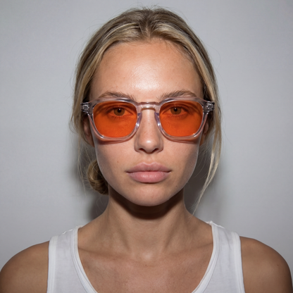 Parlay Optics Aero Dusk tortoise sleep glasses — view 4